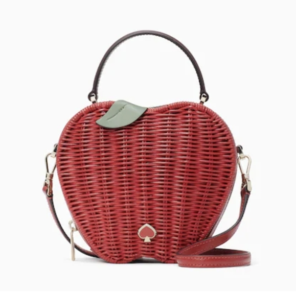 Kate Spade Honey Crisp Apple Basket Crossbody Bag - Picture 1 of 6